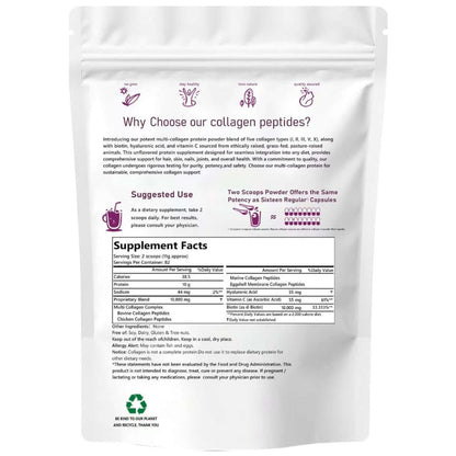 Skin & Hair Health - Collagen Peptide Powder - Vatrix